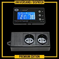 Los mejores  - OCS.tec 2-IN-1 TERMÓSTATO-HIGROSTATO Dia-Noche Alarma TERRARIO xDisplay Externox TXH